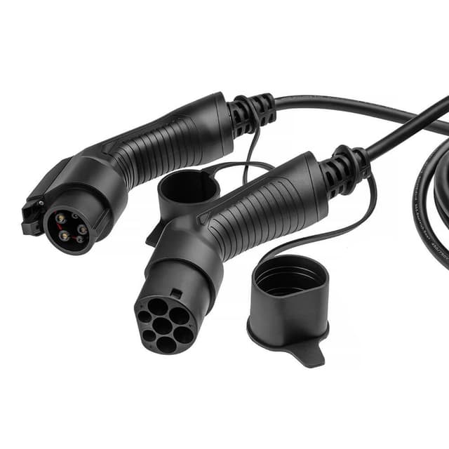 GREENCELL Laddkabel Elbil EV19 Typ1 7m 3.6kW 16A 1-FAS Svart IP55