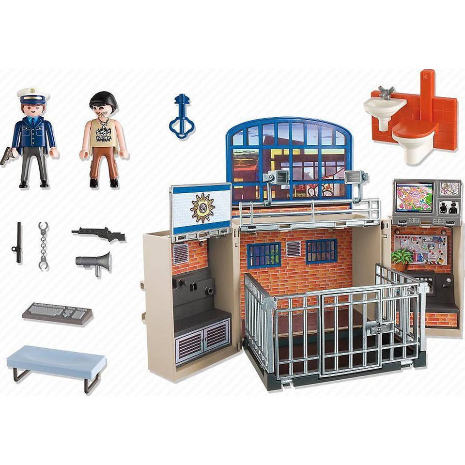 PLAYMOBIL City Action speelbox politiestation 5421