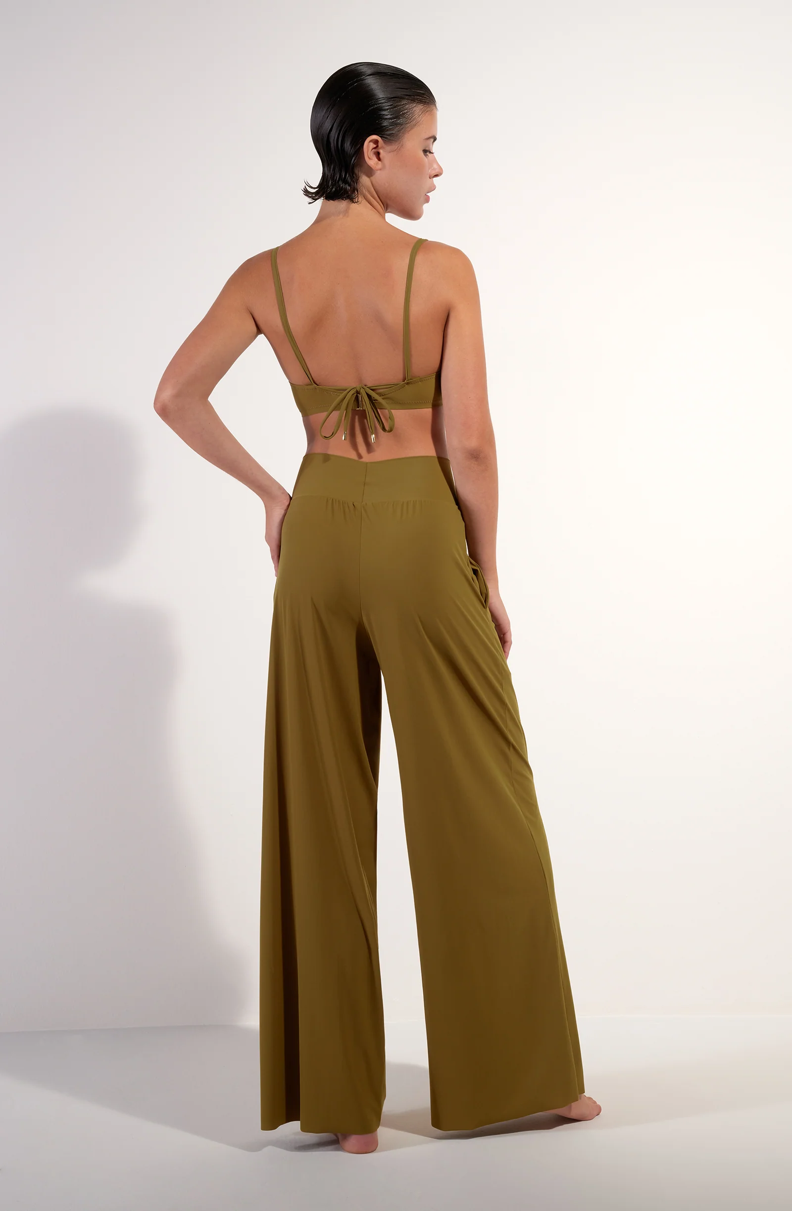 pitta Pantalon voile ample bronze Bronze