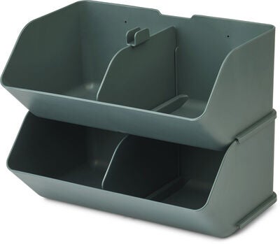 LIEWOOD Rosemary Oppbevaringskasser M 2-Pack, Whale Blue