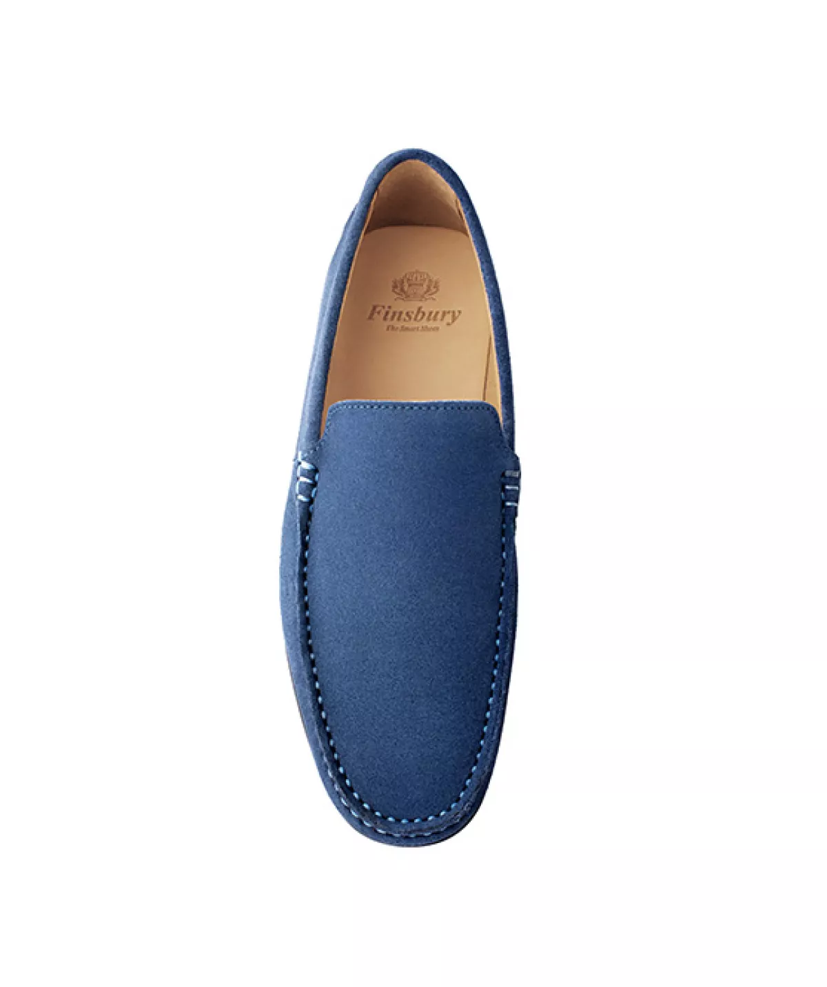 Mocassin DANDY Veau Velours Bleu