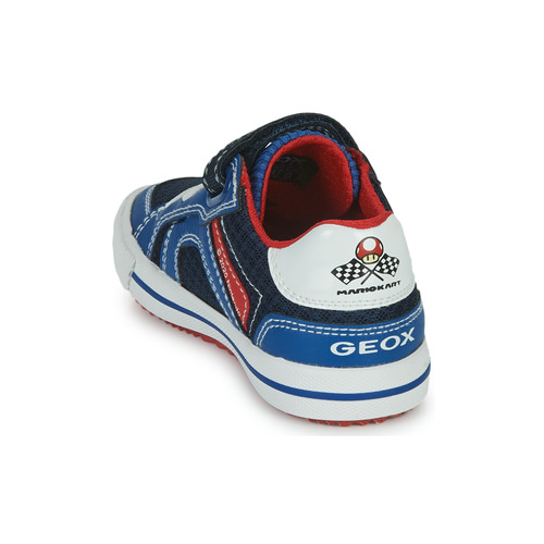 Geox - J ALONISSO BOY - Bleu / Rouge