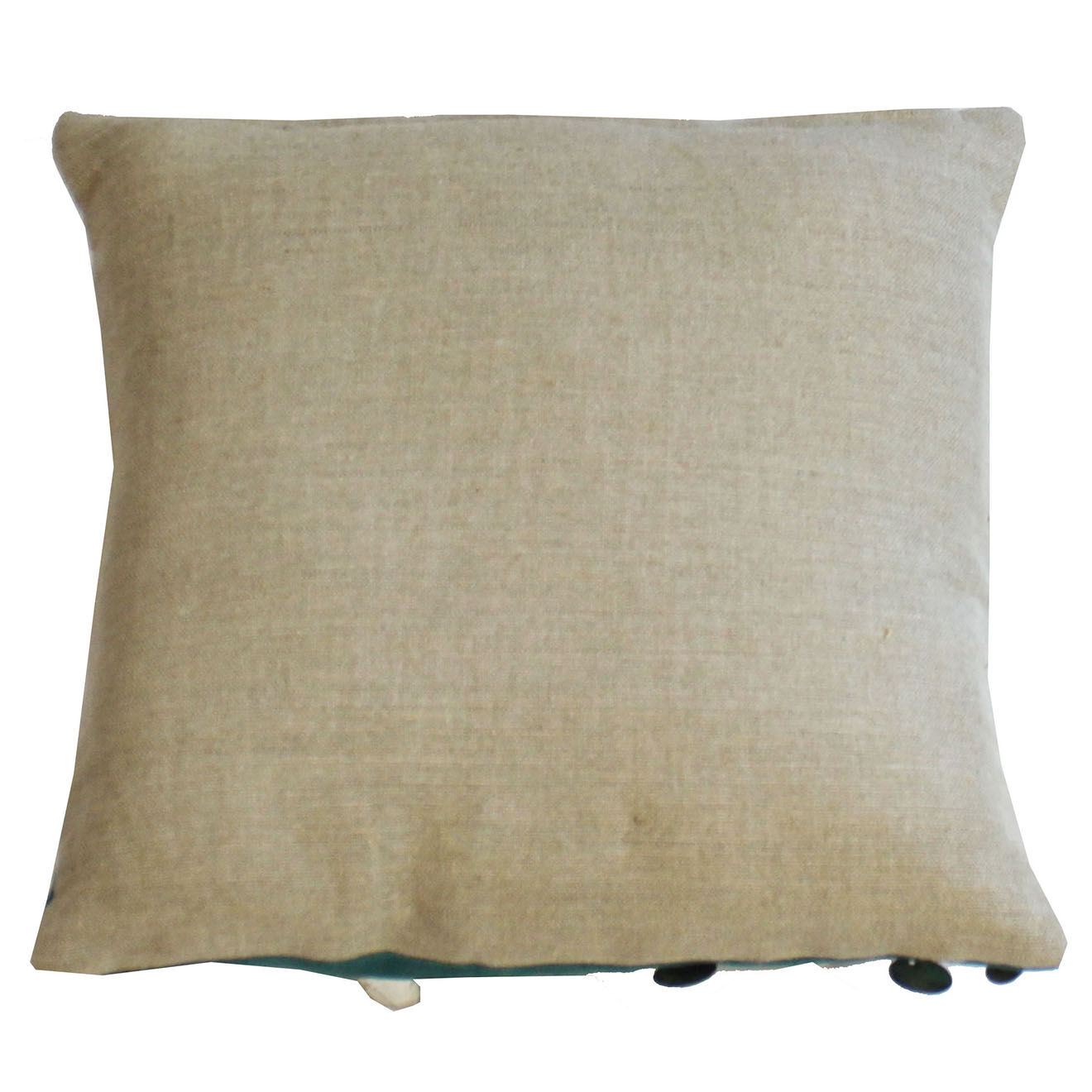En Fil d'Indienne Housse de Coussin Gipsy Tie & Dye bleue - 40x40 cm