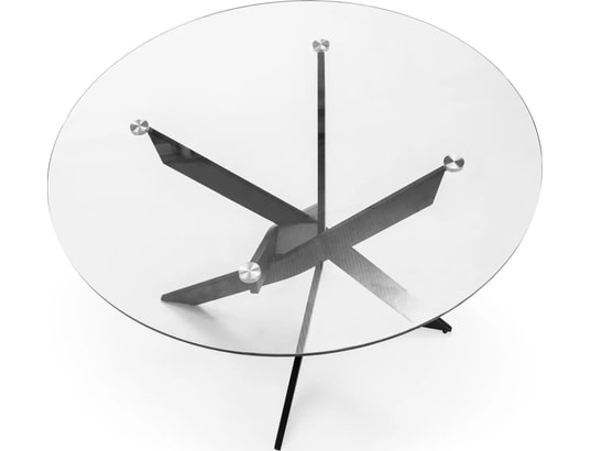 CONCEPT1 - Table Ruth 120 x 120 x 76 cm pied noir