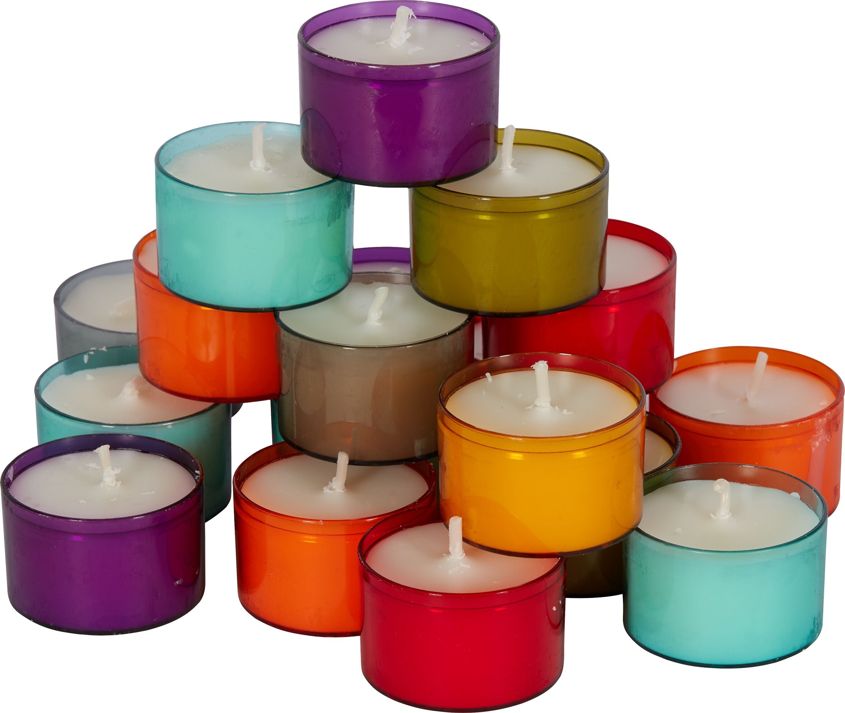 COLORLIGHTS Teelichter - Multicolor / B: 20.0 cm x T: 16.0 cm x H: 5.5 cm