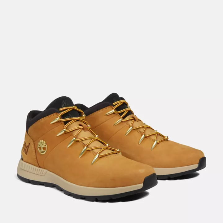 Bota de caminhada Sprint Trekker para homens na cor amarela