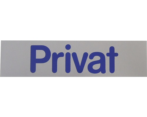 Privédeurbord 160x40 mm