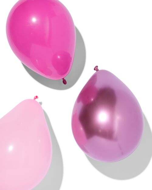 ballons Ø23cm rose - 20 pièces