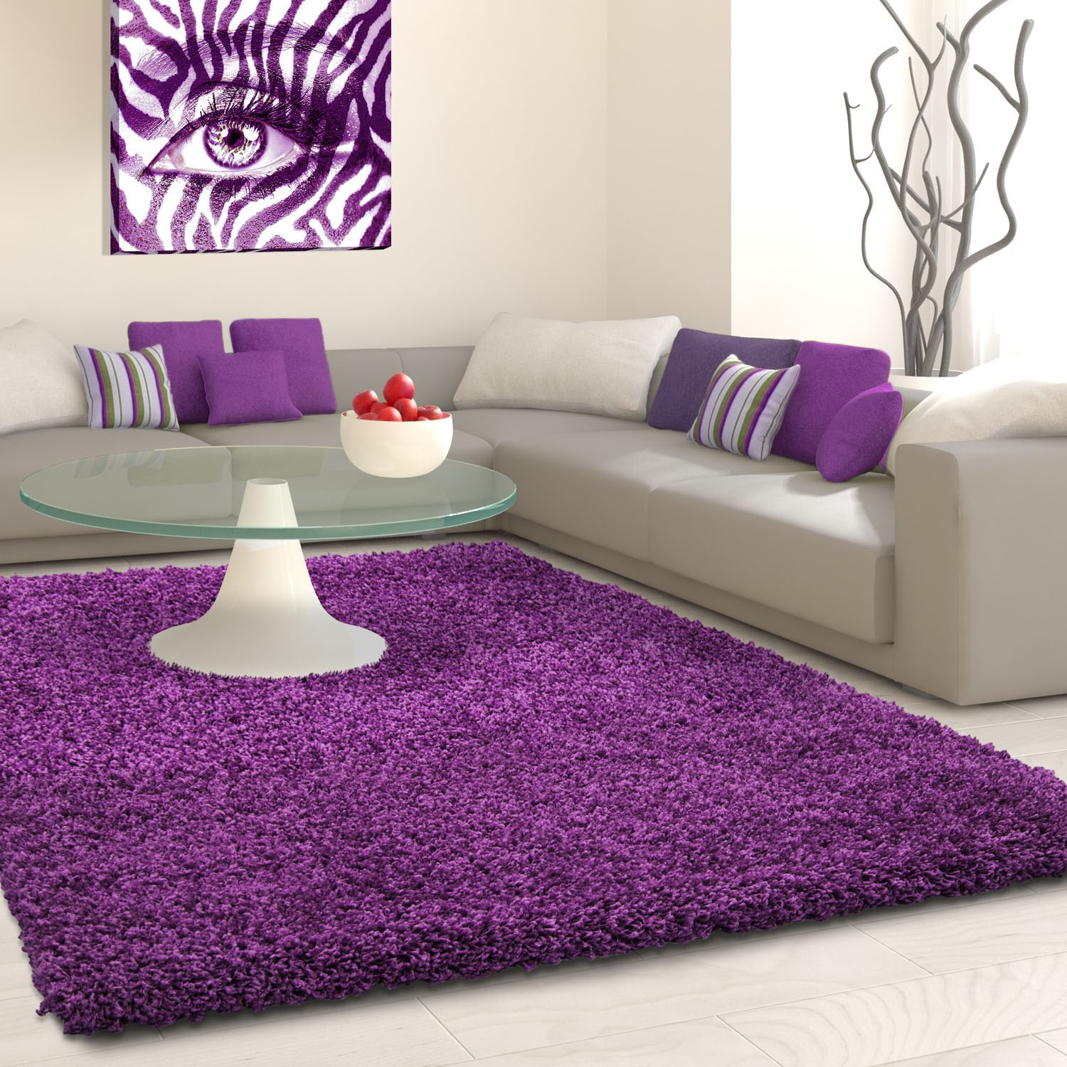 Ayyildiz Teppiche Hochflor-Teppich »Life Shaggy 1500« rechteckig 30 mm Höhe Langflor, uni, grosse Farbauswahl, robust, auch als Läufer und in rund