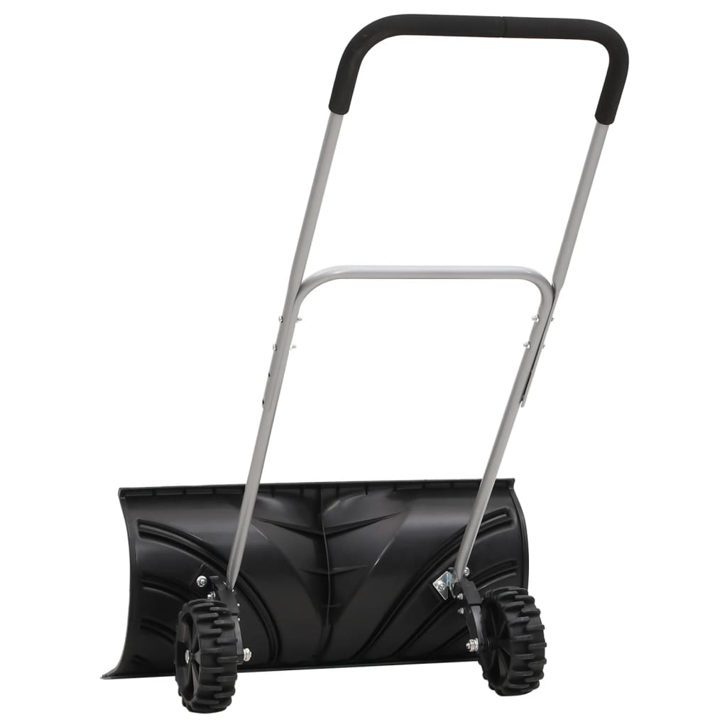 Pelle à neige avec poignée extensible noir 66 cm lame en acier