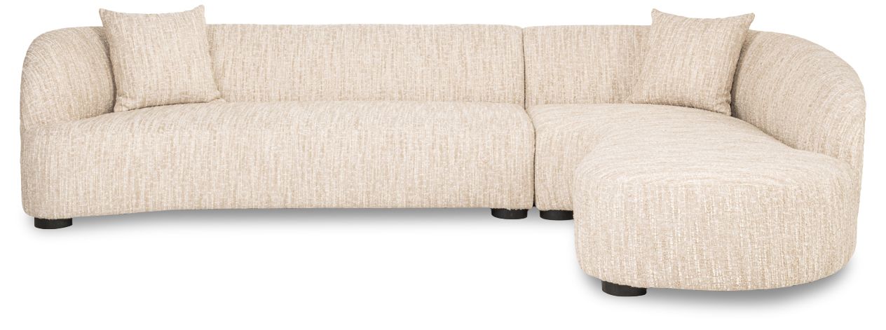 Loungebank S5188 Beige Angora Pandora B320 x D170 x H85 cm