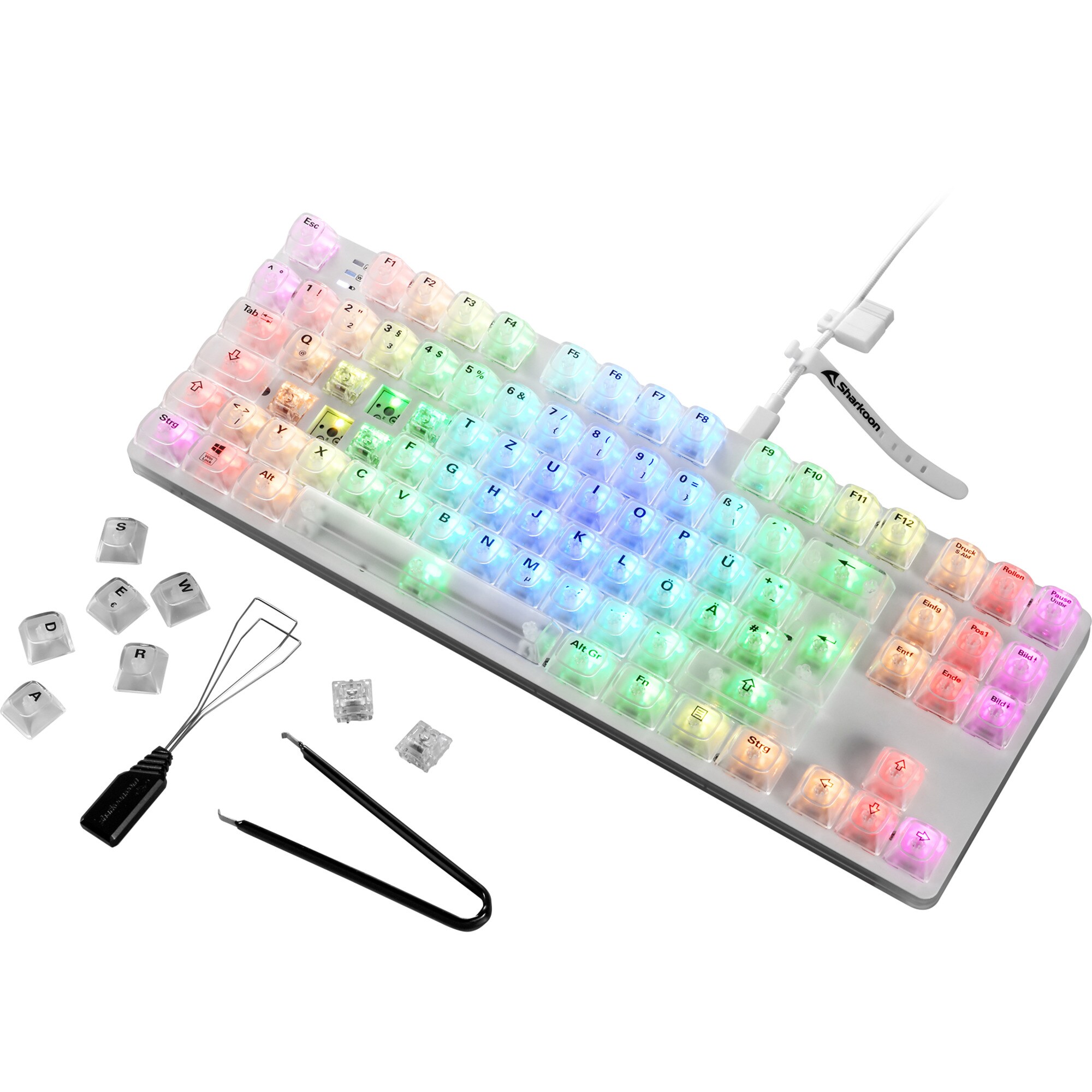Sharkoon Gaming-Tastatur Crystal Shark