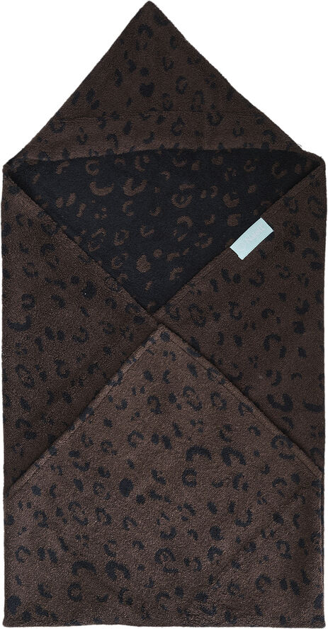 Najell Bath Cape - Leopard Brown