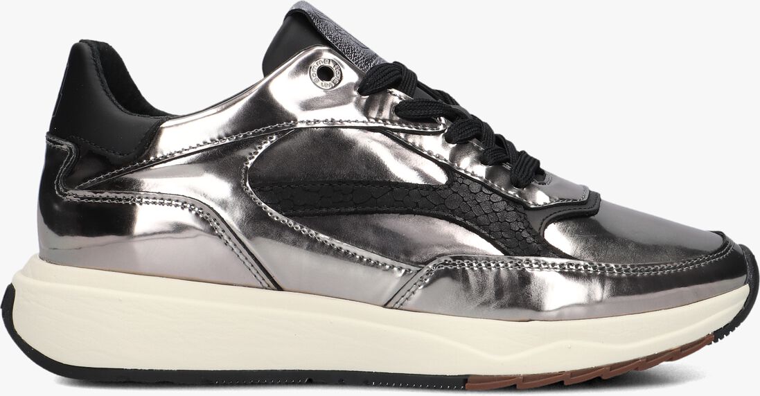 zilverkleurig floris van bommel lage sneakers sfw-10138 suvi