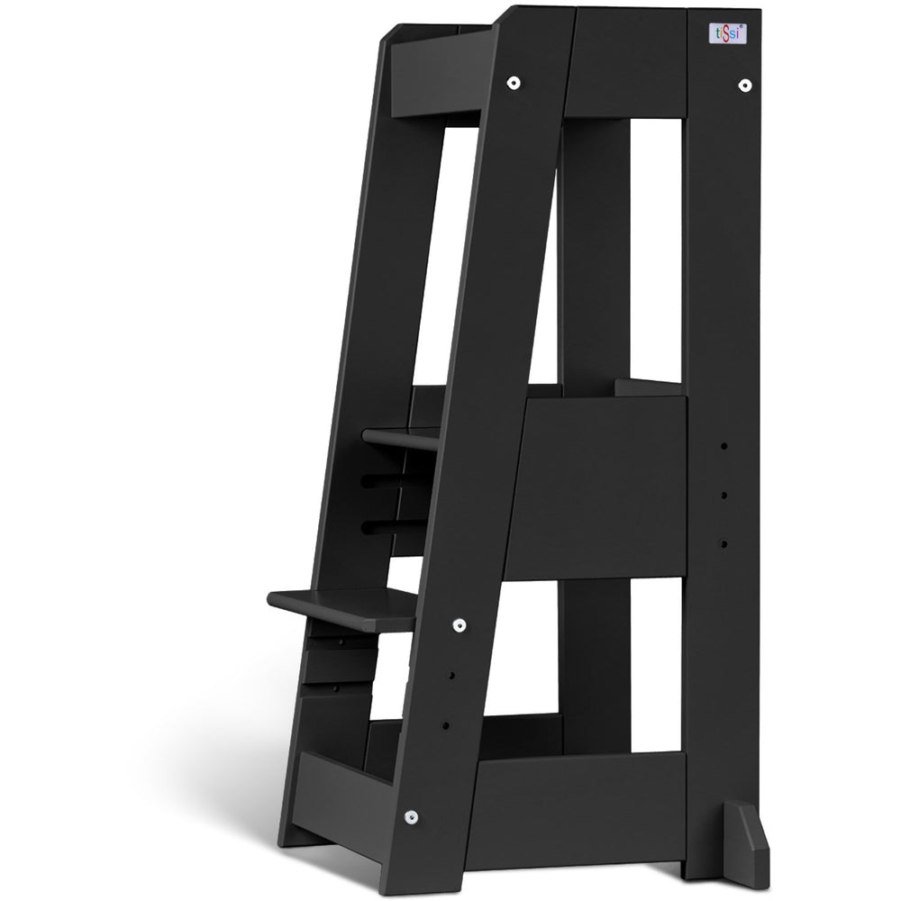 Køb tiSsi® Black Laquer Felix Læringstårn Massiv Bøg