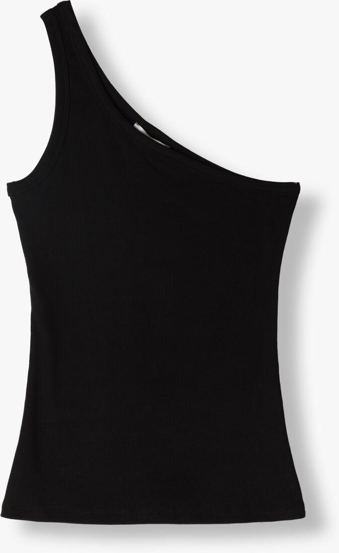 MODSTR\u00D6M zwarte modstr&ouml;m top igor one shoulder top