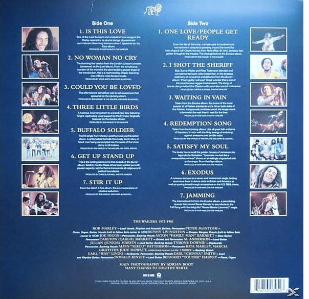 Bob Marley & The Wailers - Legend LP - 35th Anniversary Edition