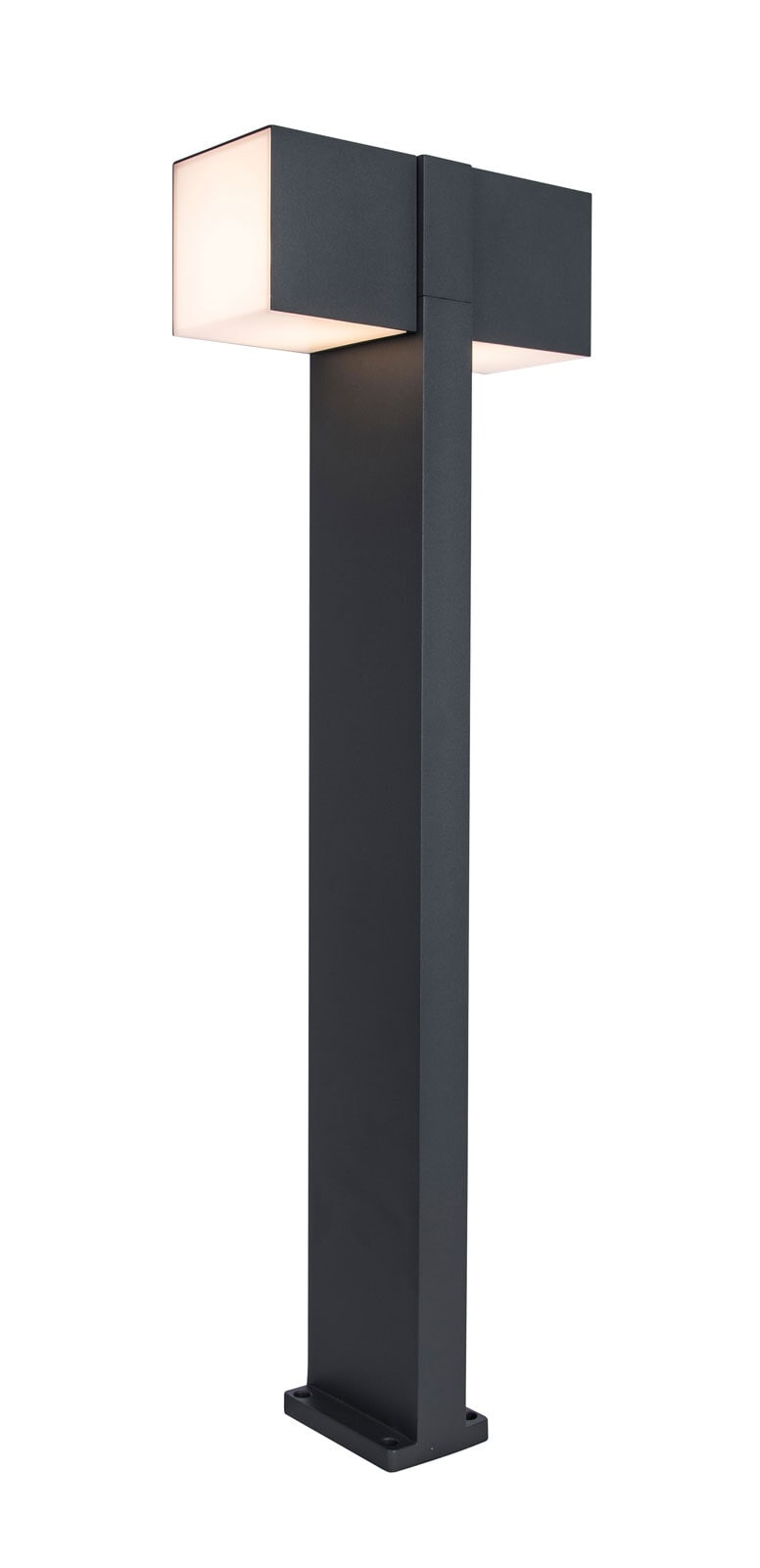 ECO-LIGHT LED Wegeleuchte CUBA 2-flg anthrazit