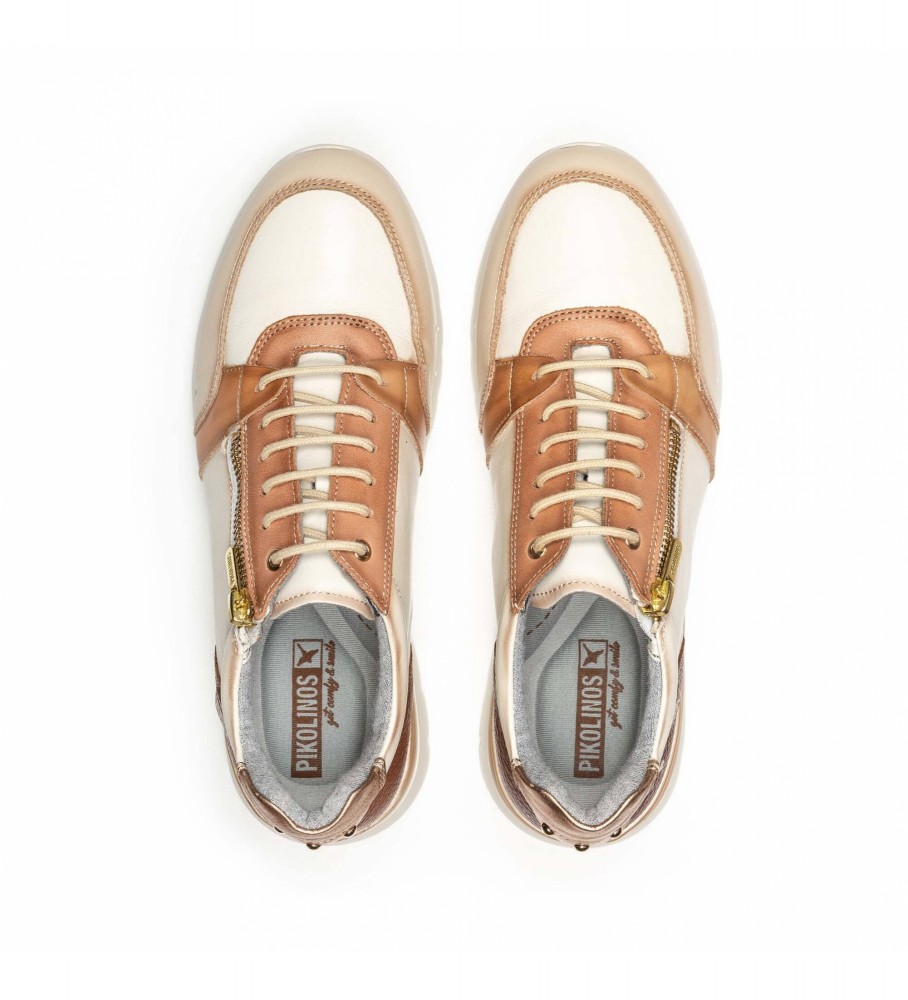 Tênis Pikolinos Cantabria em couro, Off-White