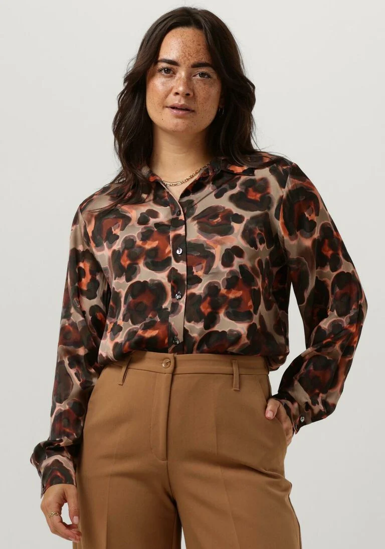 SUMMUM multi summum blouse blouse animal viscose