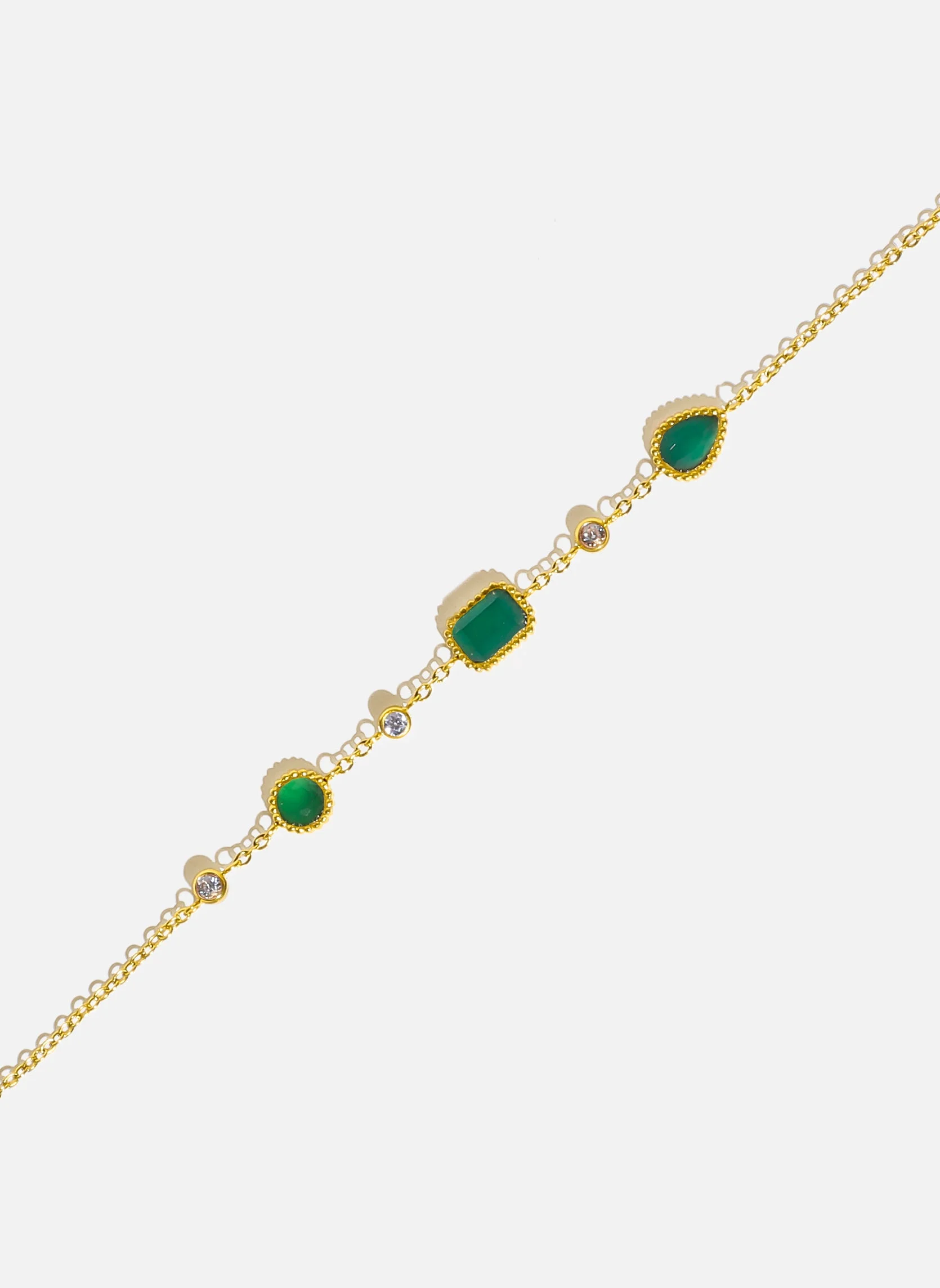 PELAGIA - Bracelet chaîne pelagia | Vert