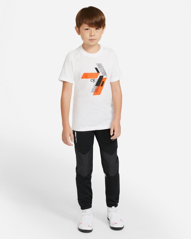 T-shirt Nike CR7 Blanc & Orange pour enfant