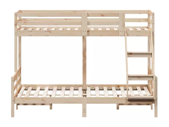 Lit superposé 90x200-140x200 bois de pin massif