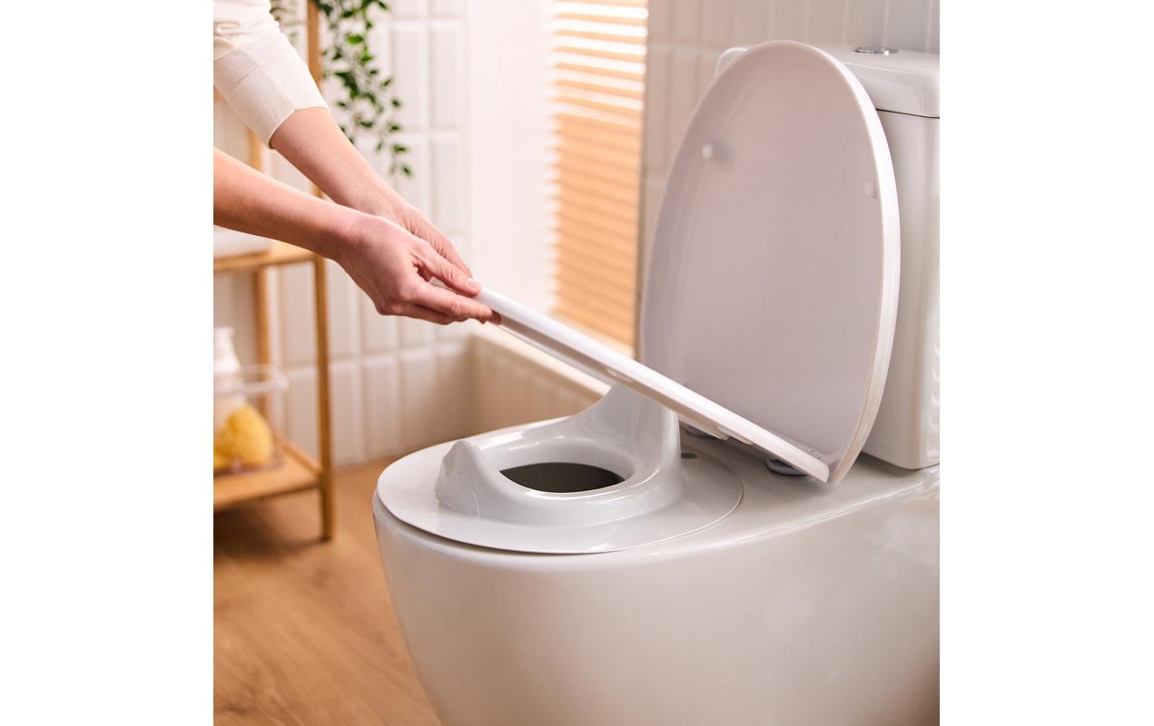 Toilettensitz AVA Mistletoe WhiteIdeal fürs Toilettentraining