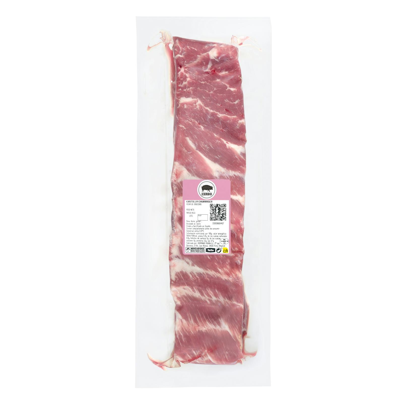 Côtes de porc churrasco
