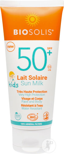 Biosolis Kids Lait Solaire IP50+ Visage Et Corps Tube 100ml