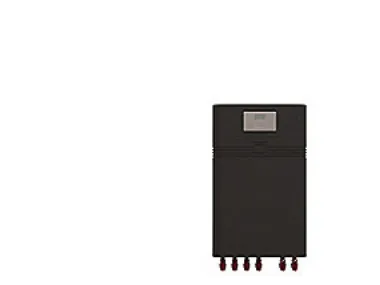 Wavin Calefa II V40-40 H - Fjernvarmeunit, højrevendt, sort, 25kW