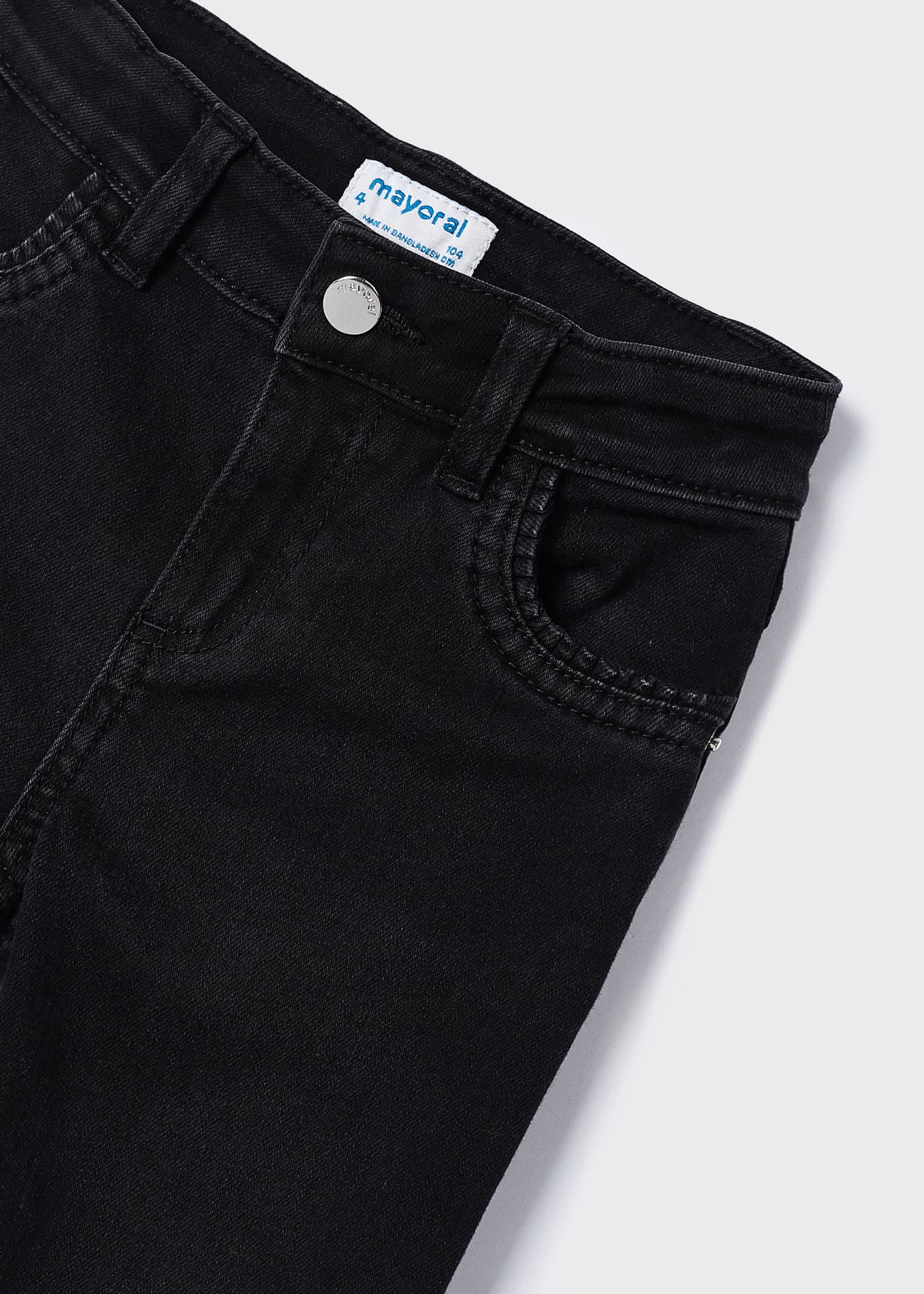 Calça jeans skinny ecowash para meninas