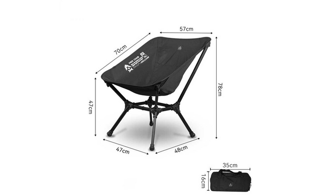 BusBoxx Defthike faltbarer Campingstuhl Free Chair