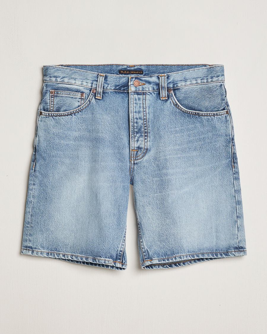 Nudie Jeans Seth Denim Shorts Sea Salt