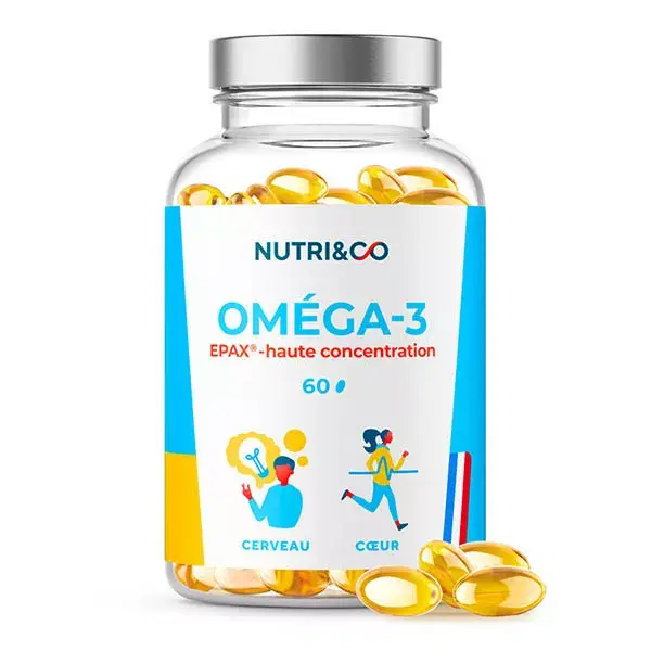 Nutri & Co Óleo de Peixe Selvagem Ômega-3 - 60 cápsulas