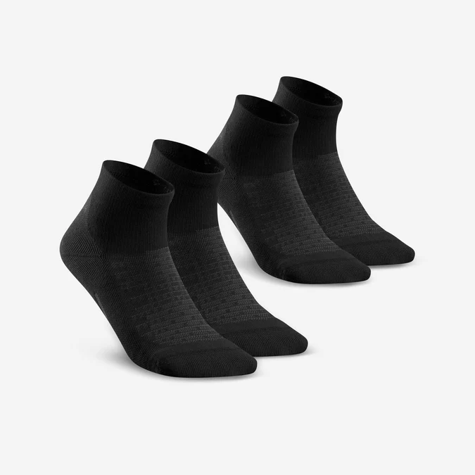 Decathlon Quechua - Pacote com 2 meias Quechua Hike 100 Mid
