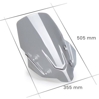 Bulle Puig Touring (+9 cm) - Gris