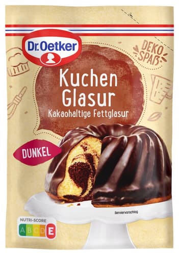 Dr. Oetker Kuchenglasur Dunkel