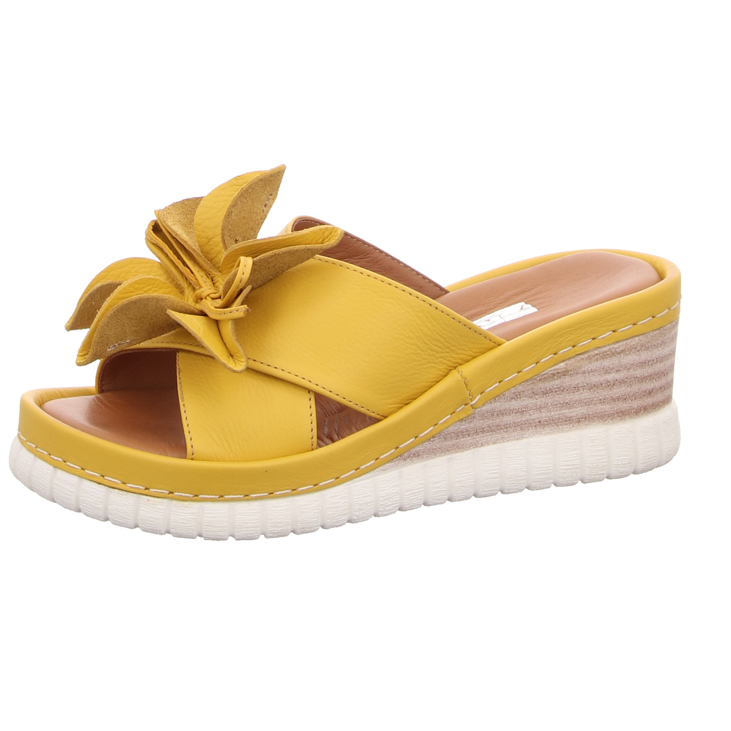 HBH Pantoletten gelb/orange