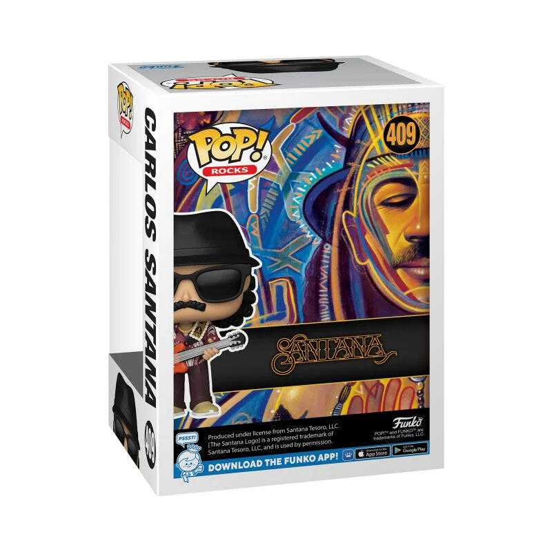 Carlos Santana Rocks! Vinyl Figur 409 | Carlos Santana Funko Pop!