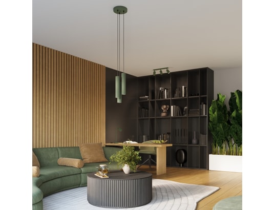 SOLLUX LIGHTING - Applique karbon 30 vert olive