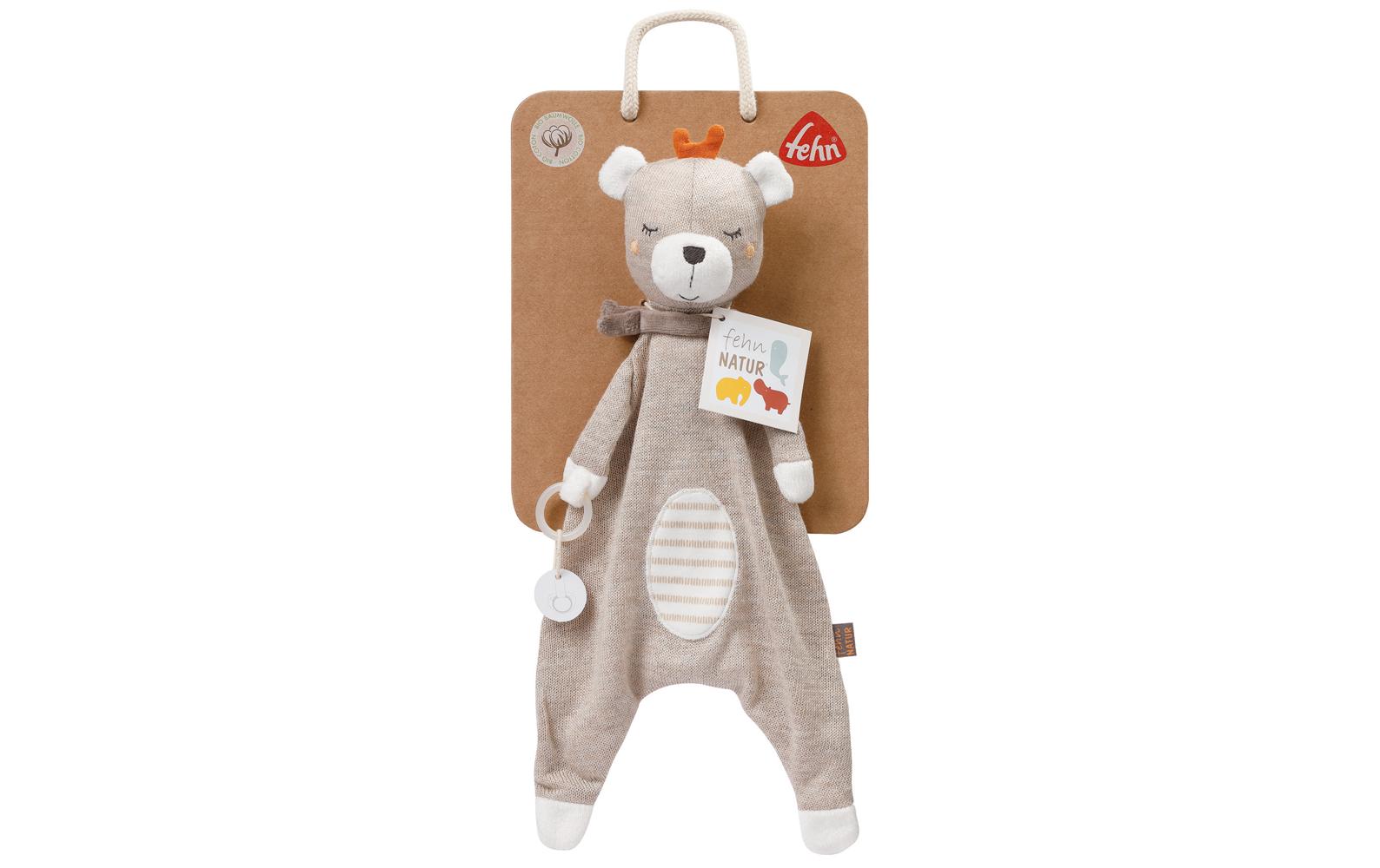Schmusetuch Natur TeddySpielkamerad, Einschlafhilfe und Schnuffeltuch für Babys und Kleinkinder