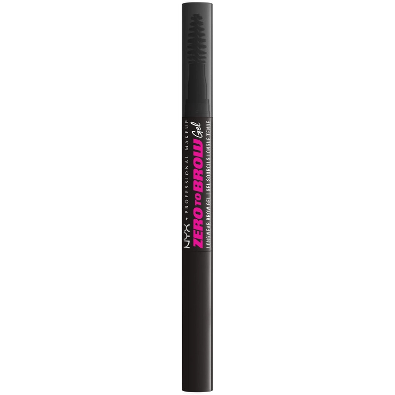 NYX Prof. Makeup Zero To Brow Longwear Brow Gel 2 ml - 08 Black