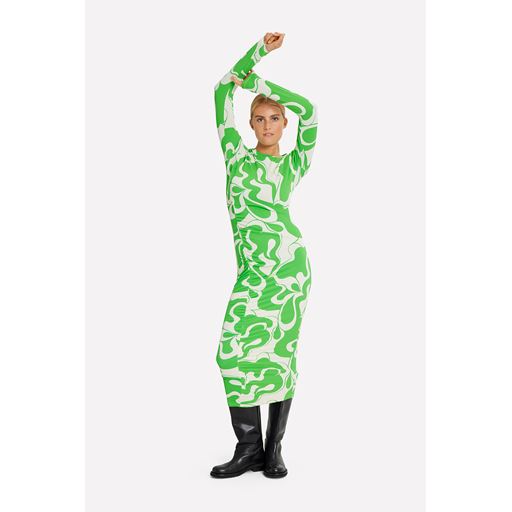 Envii Enrun Kjole, Green Bubbledrop, XS