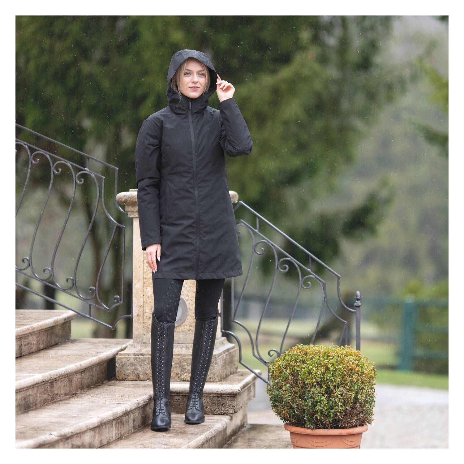 Cheval de Luxe Thermo-Reitleggings  - black