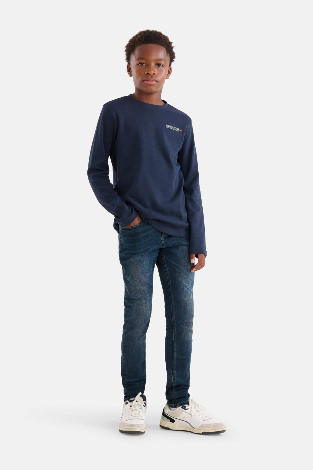 Shoeby skinny jeans dark blue denim