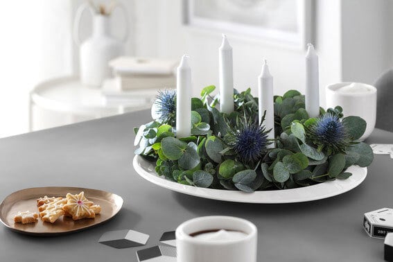 Villeroy & Boch Servierplatte NEW MOON Ø 36,8 cm weiß