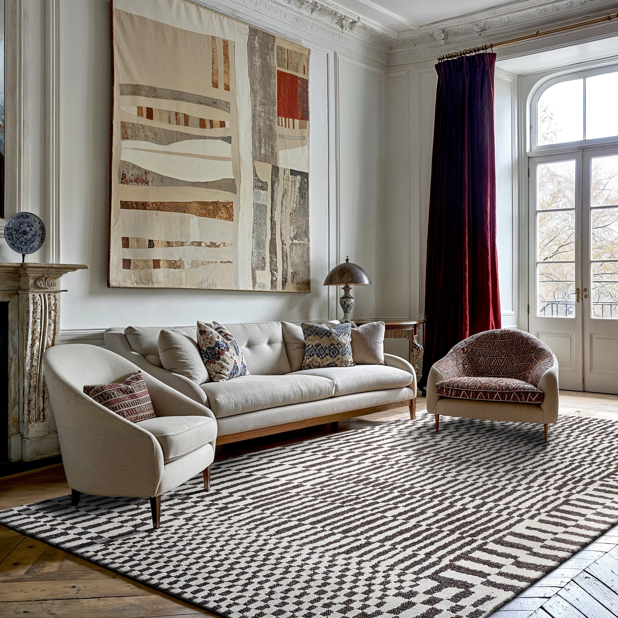Louis de Poortere Berber Vloerkleed 80 x 150 cm - Caidal