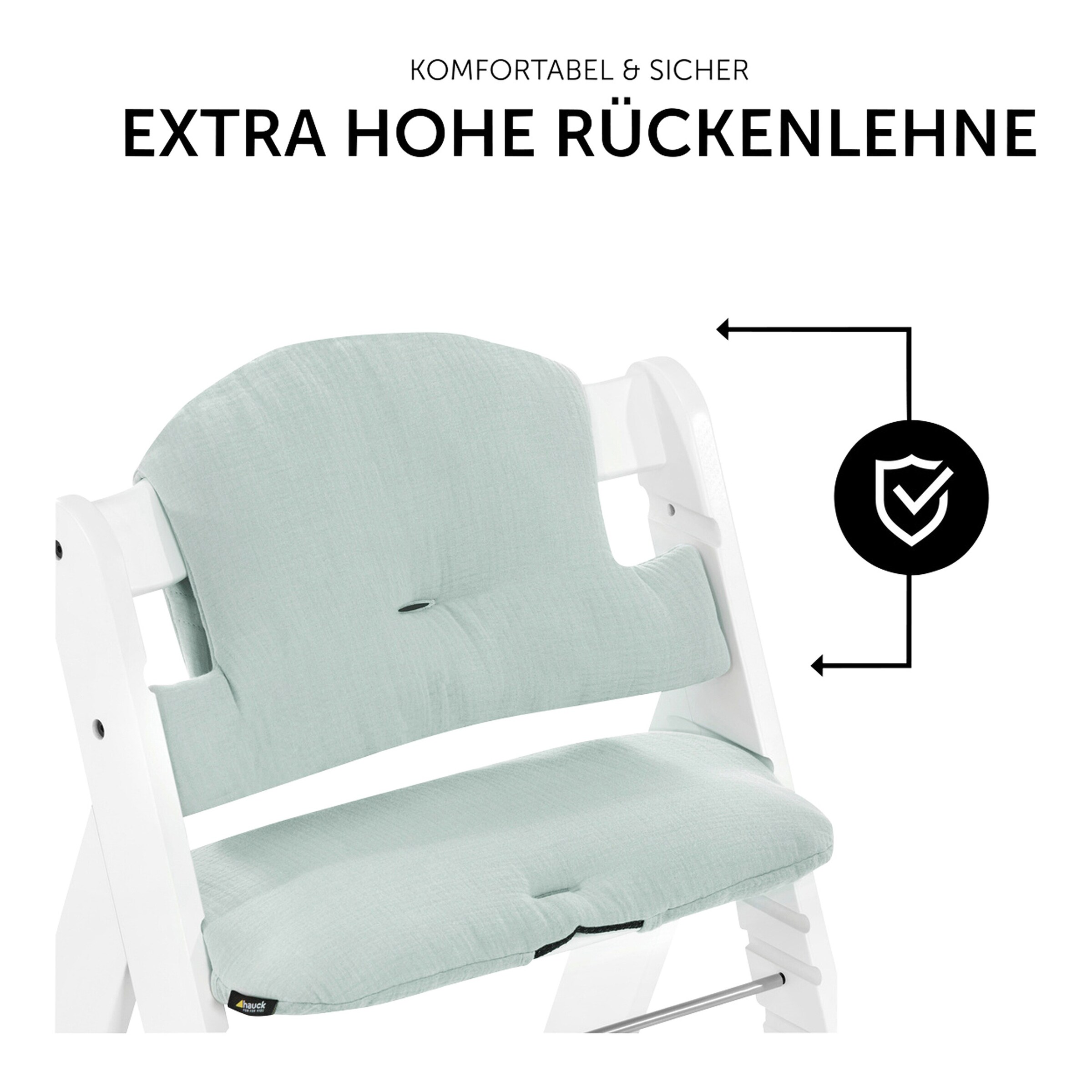 Hauck Sitzkissen Select Musselin mint