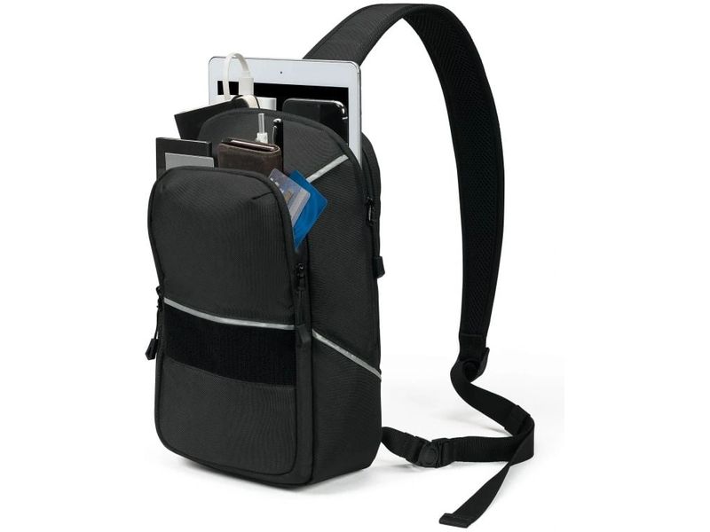 DICOTA Umhängetasche REFLECTIVE Kompakte Tasche mit praktischen Organisationsmöglichkeiten